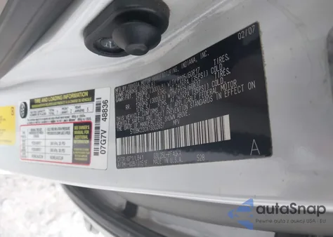 2007 Toyota Sienna Xle Limited z USA, uszkodzony, nr VIN 5TDBK22CX7S002657